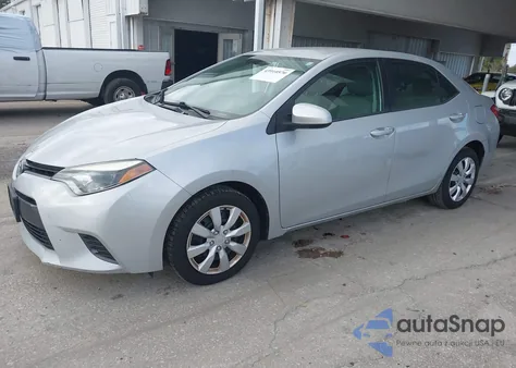 2015 Toyota Corolla Le из США, поврежденный, VIN 2T1BURHE2FC464455